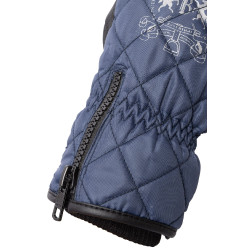 Wasserdichte und gepolsterte Reithandschuhe B Vertigo Onyx Meerestitan Marineblau