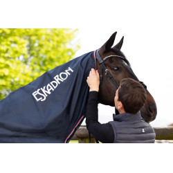 Regenhemd Zipneck Eskadron Marine Marineblau