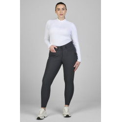 Damen-Reithose Pikeur Linn mit Knie-Grip Dunkler Schatten Grau Damen-Reithose Pikeur Linn mit Knie-Grip Dunkler Schatten Grau