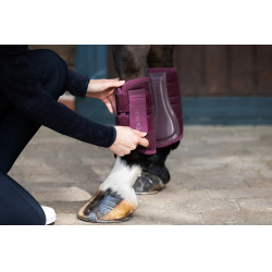 Mesh-Gamaschen Eskadron Brombeere Bordeaux