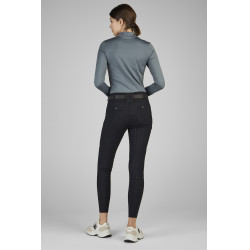 Pikeur Linnett Tight Reitleggings Full Grip 6505 Hohe Taille Nahtlos Damen Schwarz