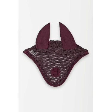 Pferdeohren Haube Harcour Fablir Aubergine