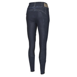 Pikeur Jeans Candela Damenreithose Vollgrip Denimblau