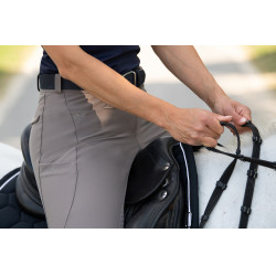 Pikeur Laure Damenreithose Full Grip mittelhoher Bund 3006 Maulwurf Braun