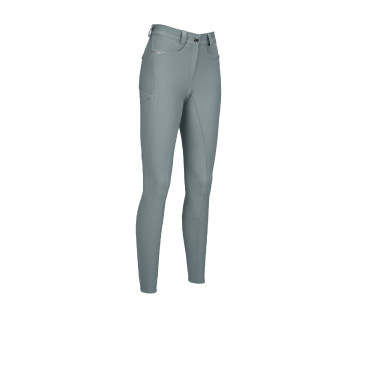 Pikeur Laure Damenreithose Full Grip mittelhoher Bund 3006 Jade Blau