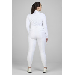 Damen-Vollbesatzreithose Pikeur Laure Weiß Weiß Damen-Vollbesatzreithose Pikeur Laure Weiß Weiß