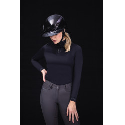 Reithelm Abus Airluxe Chrome L.V Glänzend Schwarz Reithelm Abus Airluxe Chrome L.V Glänzend Schwarz