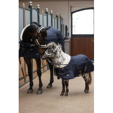 Eskadron Zeta 200g Stalldecke Shetland Mitternachtsblau