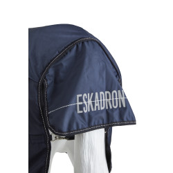 Wasserdichte Eskadron Omega Decke mit Fleece-Futter und Halsteil Dunkelmarine Blau