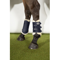 Eskadron Soft Mesh Gamaschen Kunstfell Mitternachtsblau