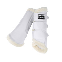 Eskadron Soft Mesh Gamaschen Kunstfell Weiß Wei&amp;amp;amp;amp;amp;amp;szlig;