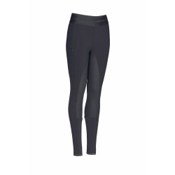Leggings Pikeur Kinder Full Grip Ida Athl Dunkler Schatten Grau