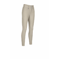 Damenreithose Pikeur New Candela mit Kunstleder-Vollbesatz 3908 hohe Taille Vanillecreme Beige Damenreithose Pikeur New Candela mit Kunstleder-Vollbesatz 3908 hohe Taille Vanillecreme Beige