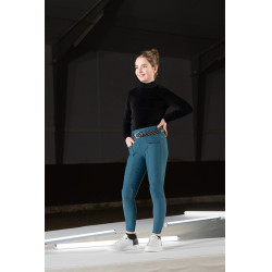 Pikeur Lilith Mädchen Reithose Full Grip High Waist 9105 Tiefer Ozean Blau