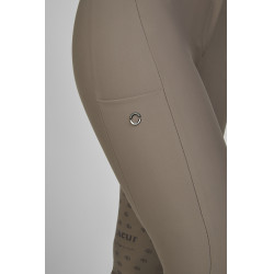 Hose Amia 6805 Pikeur Kniebesatz mittelhoher Bund Damen Maulwurf Braun