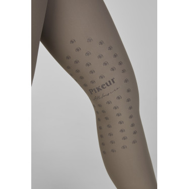 Hose Amia 6805 Pikeur Kniebesatz mittelhoher Bund Damen Maulwurf Braun