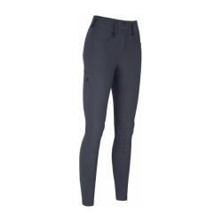 Hose Amia 6805 Pikeur Kniebesatz mittelhoher Bund Damen Dunkler Schatten Grau