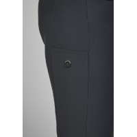 Hose Amia 6805 Pikeur Kniebesatz mittelhoher Bund Damen Dunkler Schatten Grau