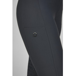 Hose Amia 6805 Pikeur Kniebesatz mittelhoher Bund Damen Dunkler Schatten Grau