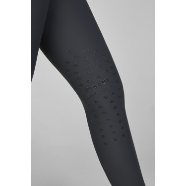 Hose Amia 6805 Pikeur Kniebesatz mittelhoher Bund Damen Dunkler Schatten Grau