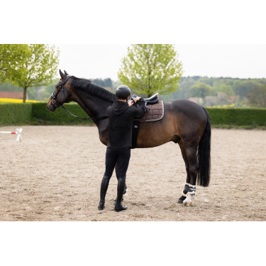 Satteldecke Eskadron Performance Contrast Dunkelbraun