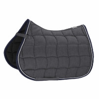 Satteldecke Eskadron Performance Contrast Anthrazit-Mischung Grau