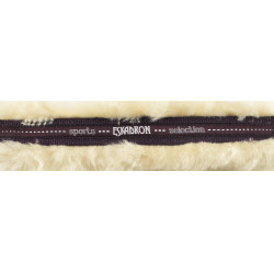 Eskadron Halfter Schnalle Pin Lammfell Brombeere Bordeaux