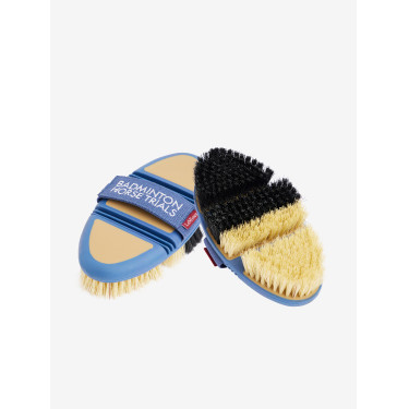 Flexi Half & Half Grooming Bürste LeMieux Blau Badminton