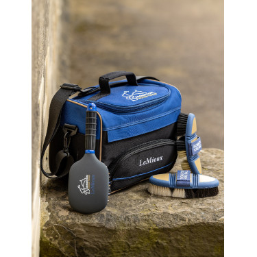 Flexi Half & Half Grooming Bürste LeMieux Blau Badminton