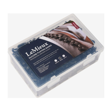 Boxen mit Silikon-Gummibändern LeMieux Schwarz Boxen mit Silikon-Gummibändern LeMieux Schwarz