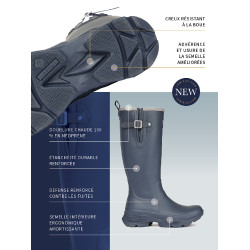 LeMieux Ultra Stride Wellington Gummistiefel Marine Marineblau LeMieux Ultra Stride Wellington Gummistiefel Marine Marineblau
