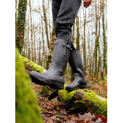 LeMieux Ultra Stride Wellington Gummistiefel Herren Schwarz