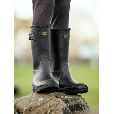 Gummistiefel LeMieux Ultra Stride Young Rider Schwarz