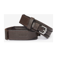 LeMieux Strumpfhalter aus Leder Braun