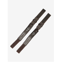 LeMieux Strumpfhalter aus Leder Braun