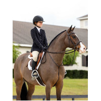 Feststehende Martingal Hunter LeMieux Havanna / Silber Braun Feststehende Martingal Hunter LeMieux Havanna / Silber Braun