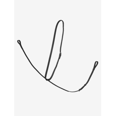 Feststehende Martingal Hunter LeMieux Schwarz / Silber