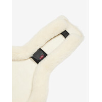 Kurzer Bauchlatz-Schutzgurt LeMieux Anatomic Merino+ Natürlich Braun