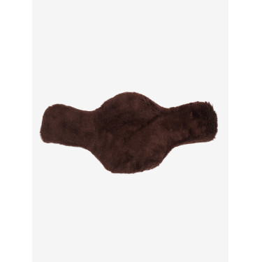 Kurzer Bauchlatz-Schutzgurt LeMieux Anatomic Merino+ Braun