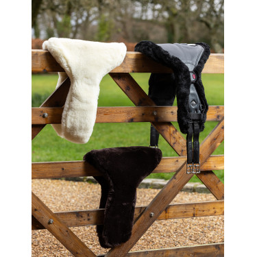 Gurtenschutz LeMieux Anatomic Merino+ Natürlich Braun