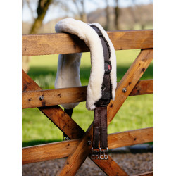 Gurtenschutz Jumping LeMieux Anatomic aus Merino+ Wolle Natürlich Braun