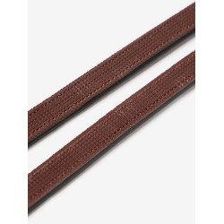 Doppelte Zügel LeMieux Hunter Havanna / Silber Braun Doppelte Zügel LeMieux Hunter Havanna / Silber Braun