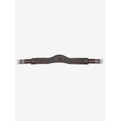 Hunter LeMieux Sattelgurt mit abnehmbarer rutschfester Unterlage Havanna Braun