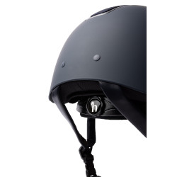 Schimmernder Metall-Helm Monarch II Horze Dunkelblau