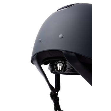 Schimmernder Metall-Helm Monarch II Horze Dunkelblau