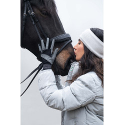 Livigno HKM Handschuhe Schwarz / Grau