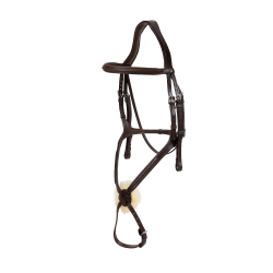 Geflochtener Trensenzaum mit kombiniertem Reithalfter New English Collection by Dy'on Geflochtener Trensenzaum mit kombiniertem Reithalfter New English Collection by Dy'on