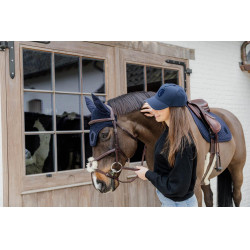 Geflochtener Trensenzaum mit kombiniertem Reithalfter New English Collection by Dy'on Geflochtener Trensenzaum mit kombiniertem Reithalfter New English Collection by Dy'on