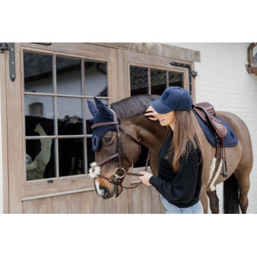 Geflochtener Trensenzaum mit kombiniertem Reithalfter New English Collection by Dy'on Geflochtener Trensenzaum mit kombiniertem Reithalfter New English Collection by Dy'on