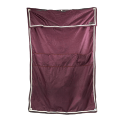 Kentucky Classic wasserdichte Boxenvorhang mit Taschen Bordeaux